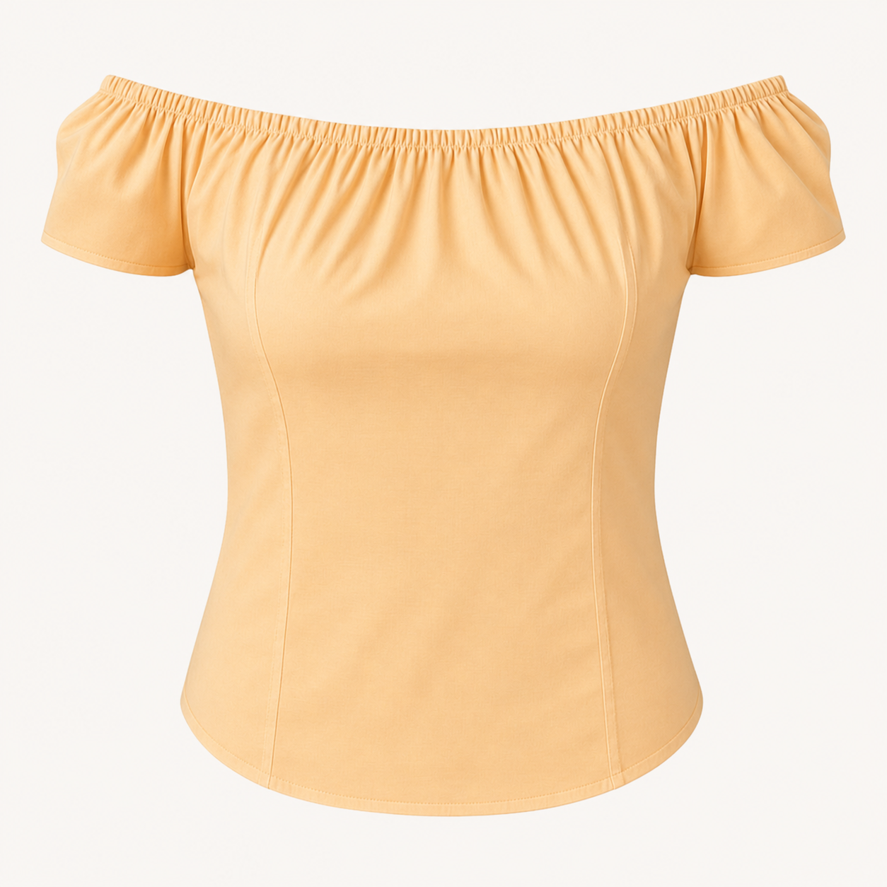 Blusa Serena con escote Bardot