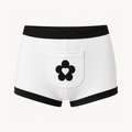 Panty bóxer femenino con bolsillo