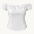 Blusa Serena con escote Bardot