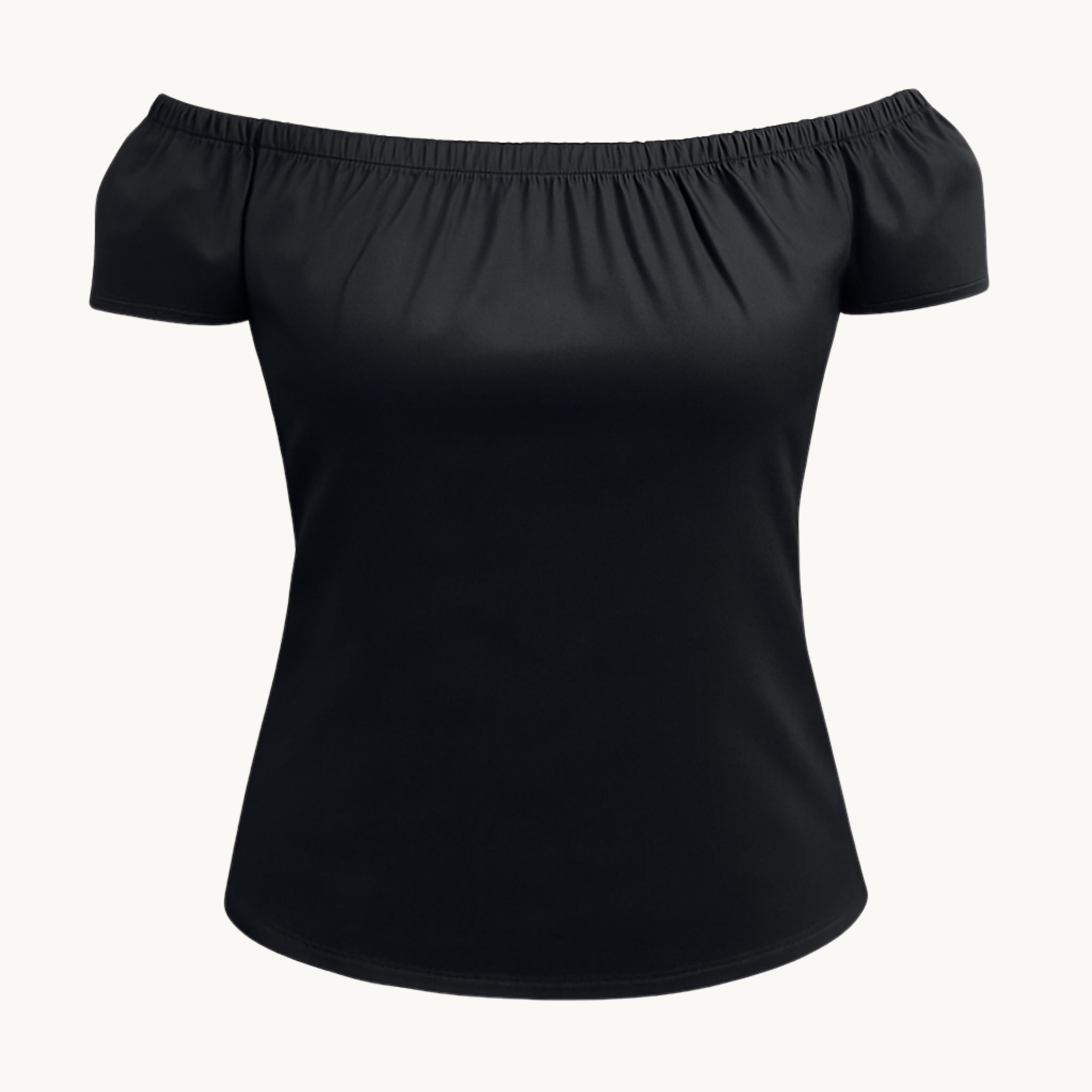 Blusa Serena con escote Bardot