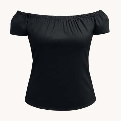 Blusa Serena con escote Bardot