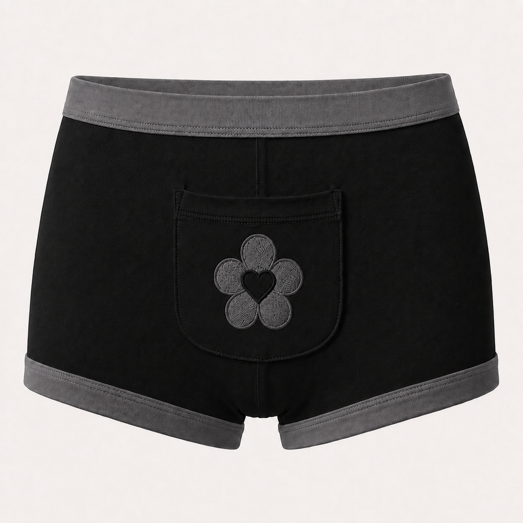 Bóxer femenino con bolsillo secreto